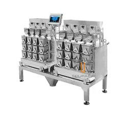 Máy cân nhiều đầu nhanh 60P / M 8 đầu cho thực phẩm dính