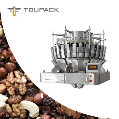 Máy đóng gói cân nhiều đầu SS304 2.5L tự động cho đậu hạt hỗn hợp