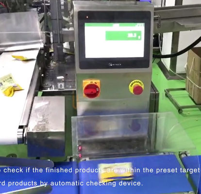 120WPM 100 túi / phút Cân kiểm tra tốc độ cao với bộ đẩy