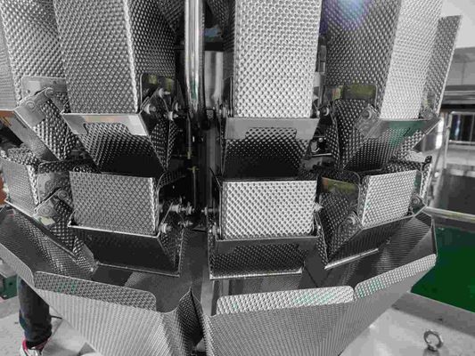 Phễu đồng bằng Máy cân nhiều đầu tự động SUS304 cho bánh quy dành cho chó nho khô